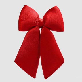 Laço Veludo Vermelho 38cm